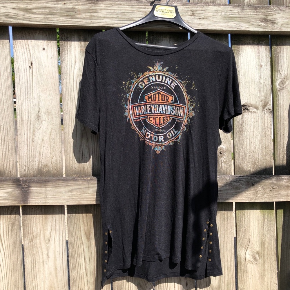 Harley-Davidson Boswell’s Music City Black Graphic T Shirt Dress
